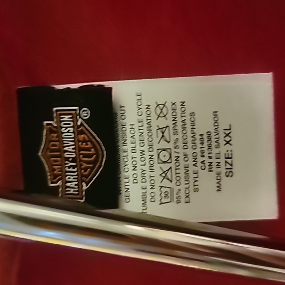 Harley Davidson Womens V-neck Short Sleeve Tshirt - Picture 9 of 9